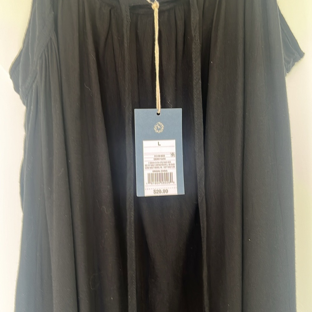 Universal Thread Black Spaghetti Strap Maxi Dress - image 2